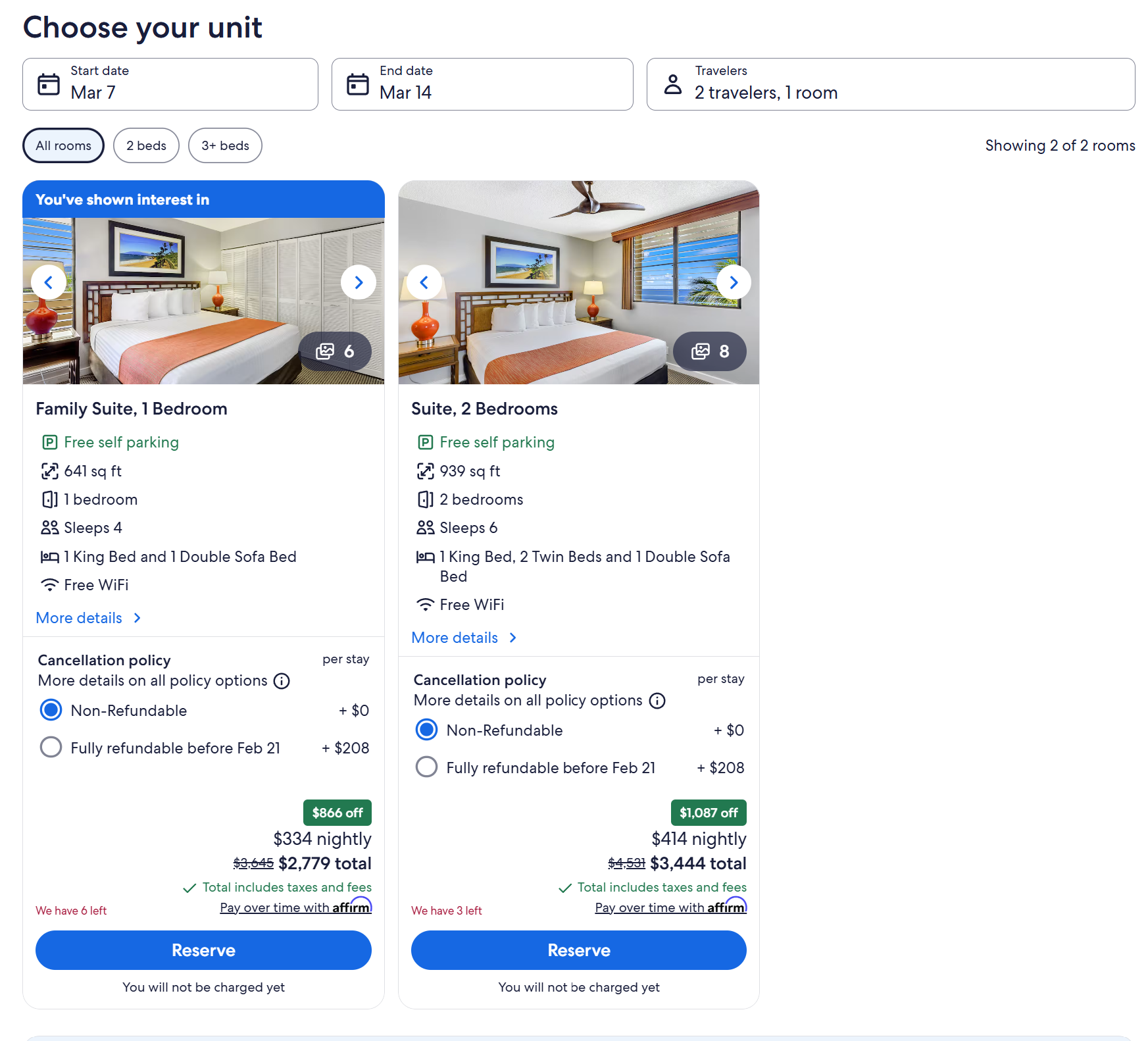 Maui Beach Vacation Club on Expedia — Family Suite 1 Bedroom, $2,779 total ($866 off $3,645)